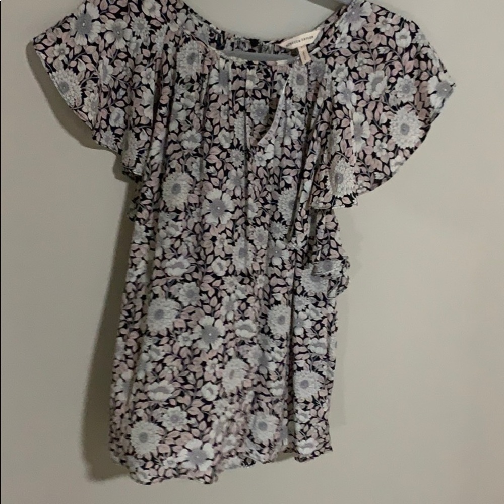 Rebecca Taylor floral blouse size 6 BNWT